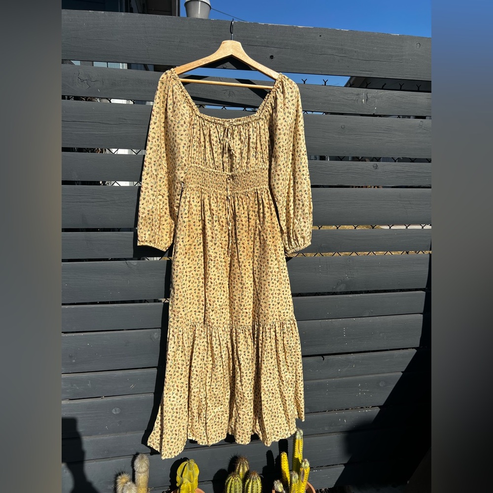 NWOT Jennica Dress in Fauna Cream, XS